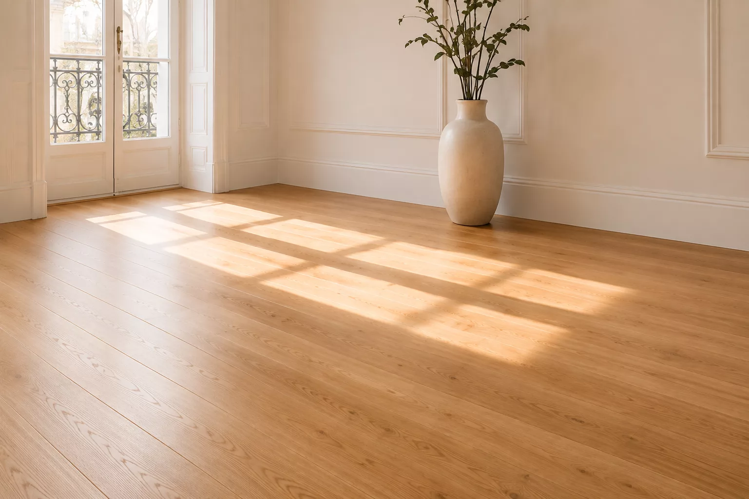 Parquet en chêne finition huile cire