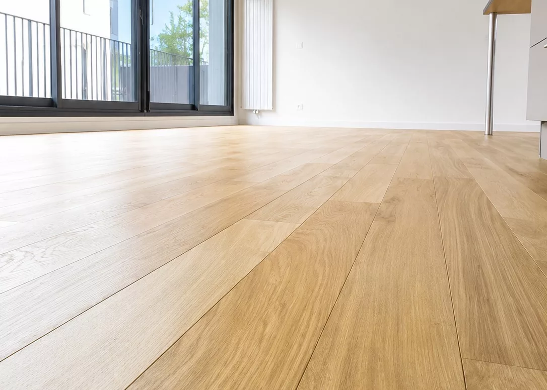 Parquet contrecollé pose