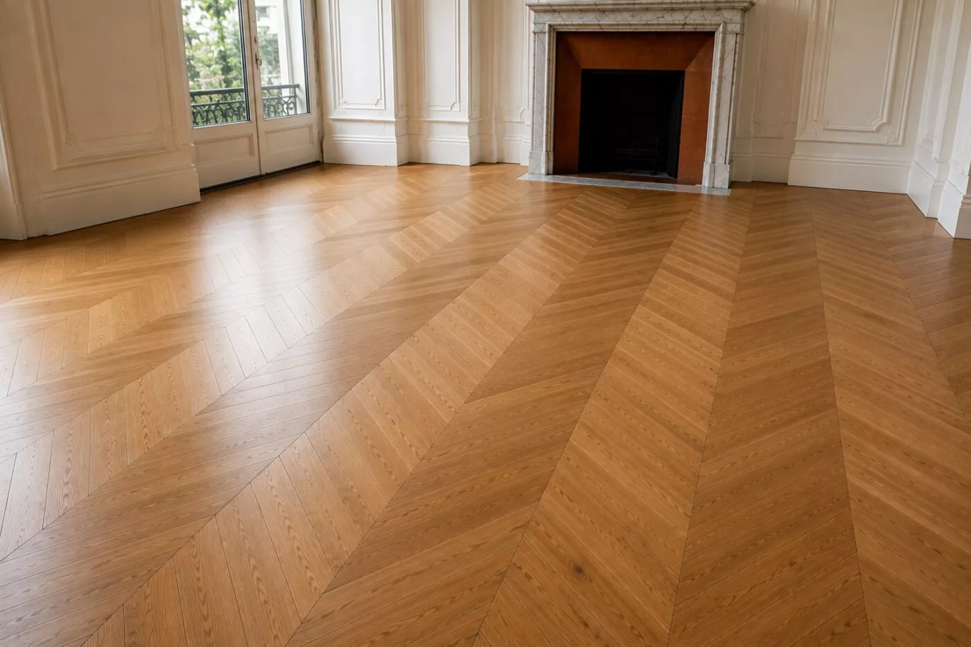 Parquet après réparation